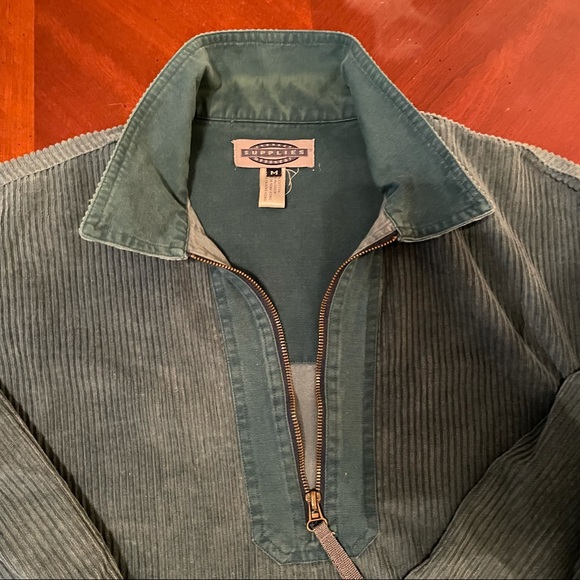 Corduroy Quarter-Zip Pullover - Picture 2 of 4